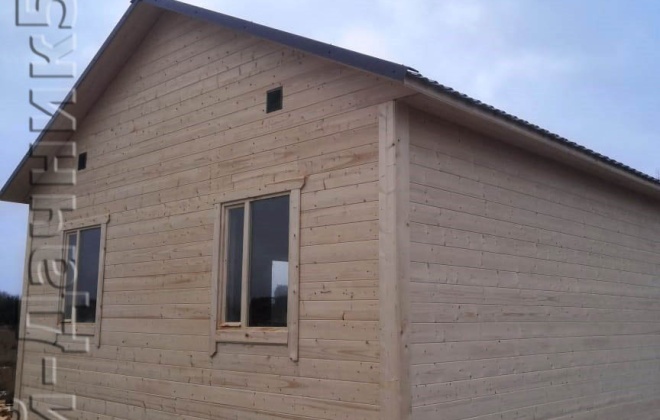 4 два каркасно-щитовых дома 6×6, 36 м², Лен. область, деревня Немятово-2 (9)